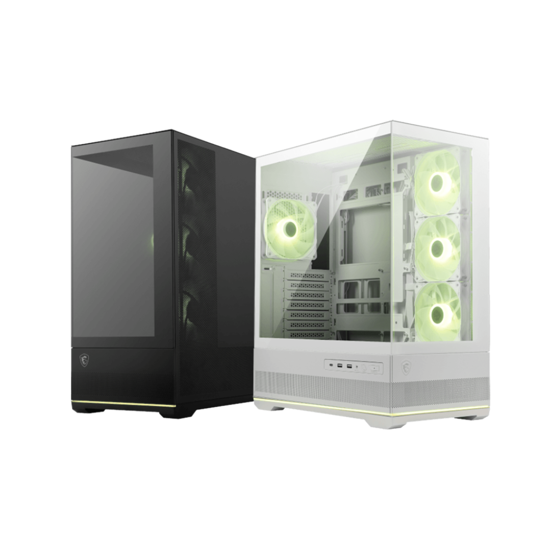 MSI MAG PANO M110R PZ ATX Mid-Tower Case with 4*120mm ARGB Fans