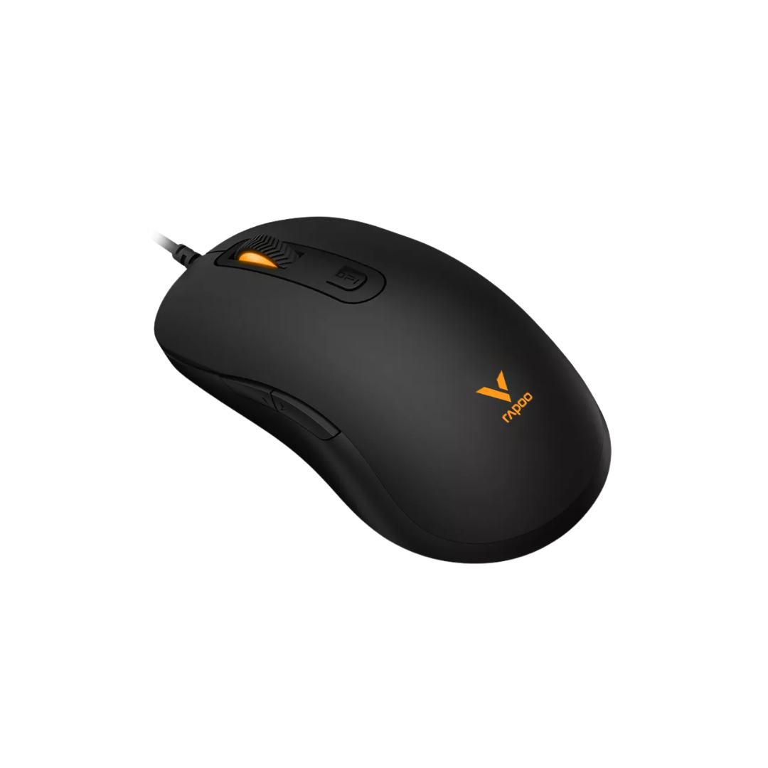 Rapoo V16 RGB Optical Wired 12800DPI Black Gaming Mouse 11928