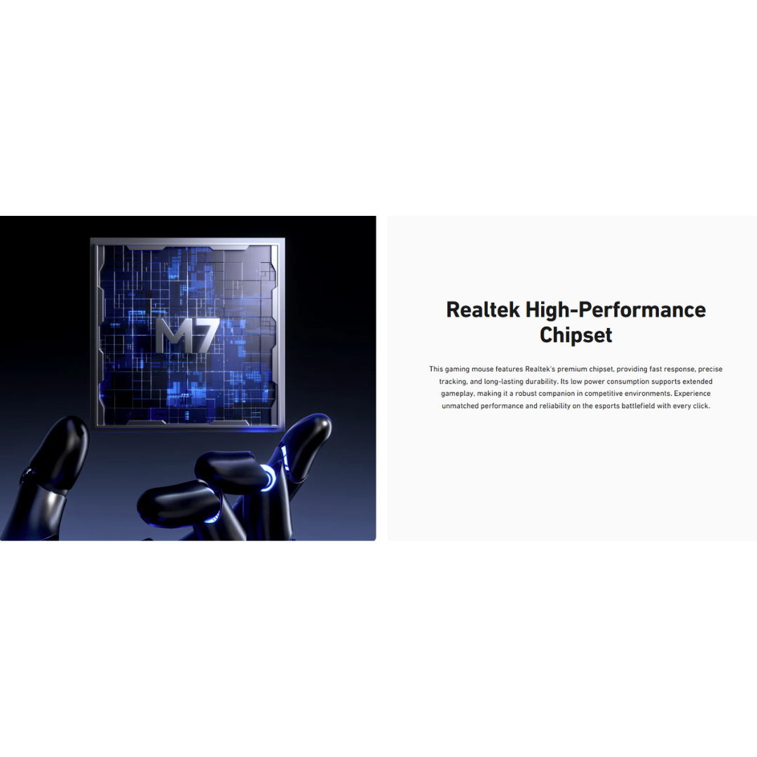 MCHOSE M7 Ultra Tri-Mode Wireless Gaming Mouse