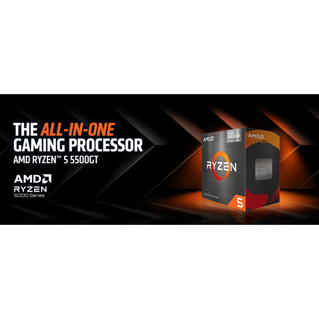 AMD Ryzen 5 5500GT 3.60-4.40GHz 6-Core 12-Thread Processor MPK Tray