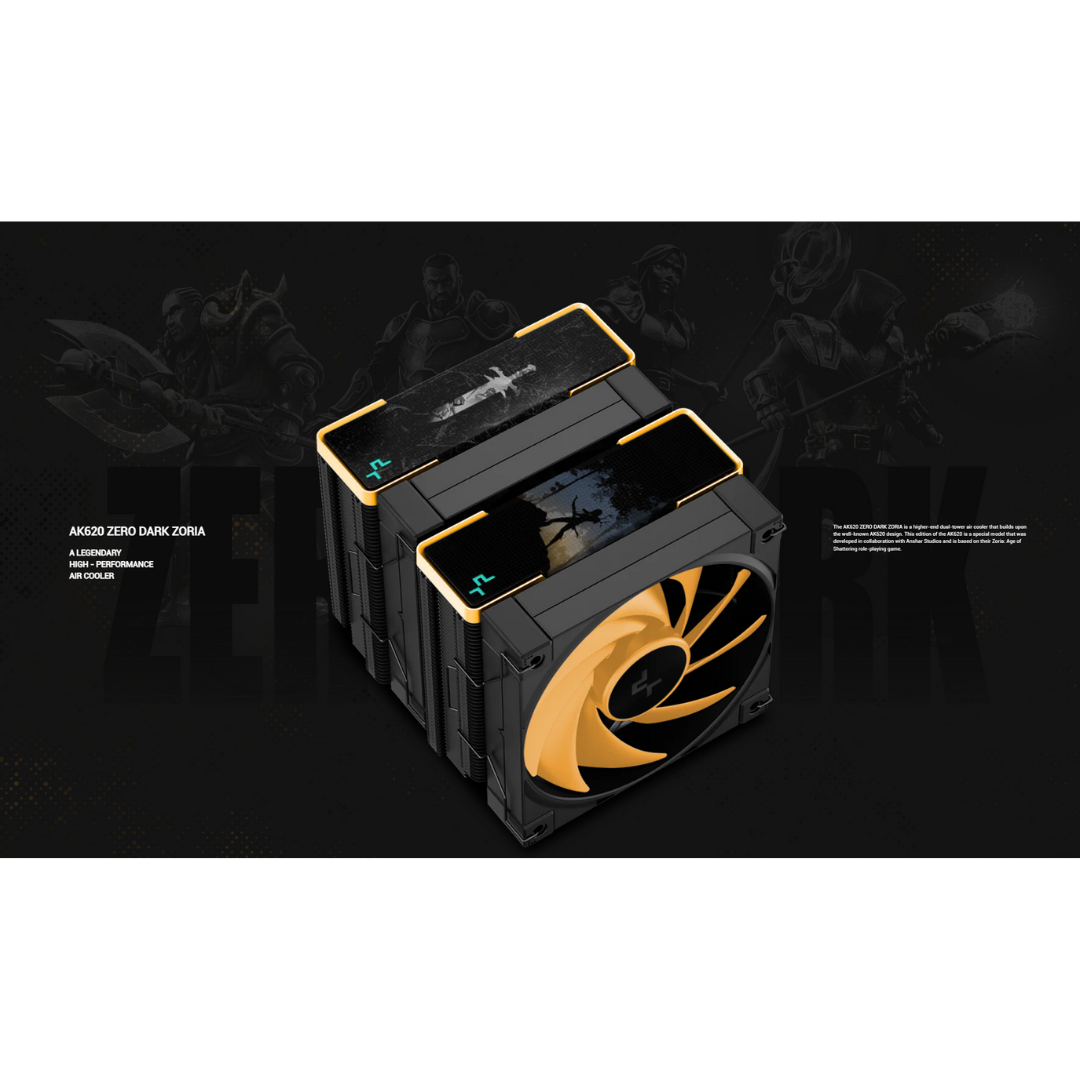 Deepcool AK620 Zero Dark Zoria CPU Air Cooler R-AK620-BKNPMN-E