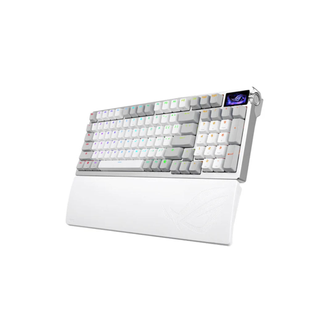Asus ROG Azoth White 96% Wireless Analog Gaming Keyboard M902 (ROG HFX V2 Magnetic Switch)