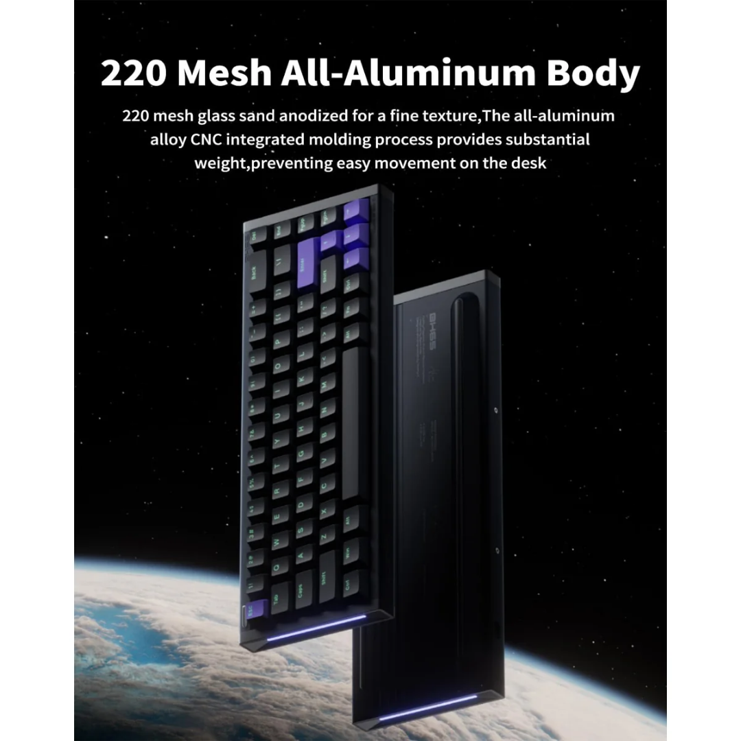 Nuphy BH65 Dark / Magnetic Jade Pro Keyboard