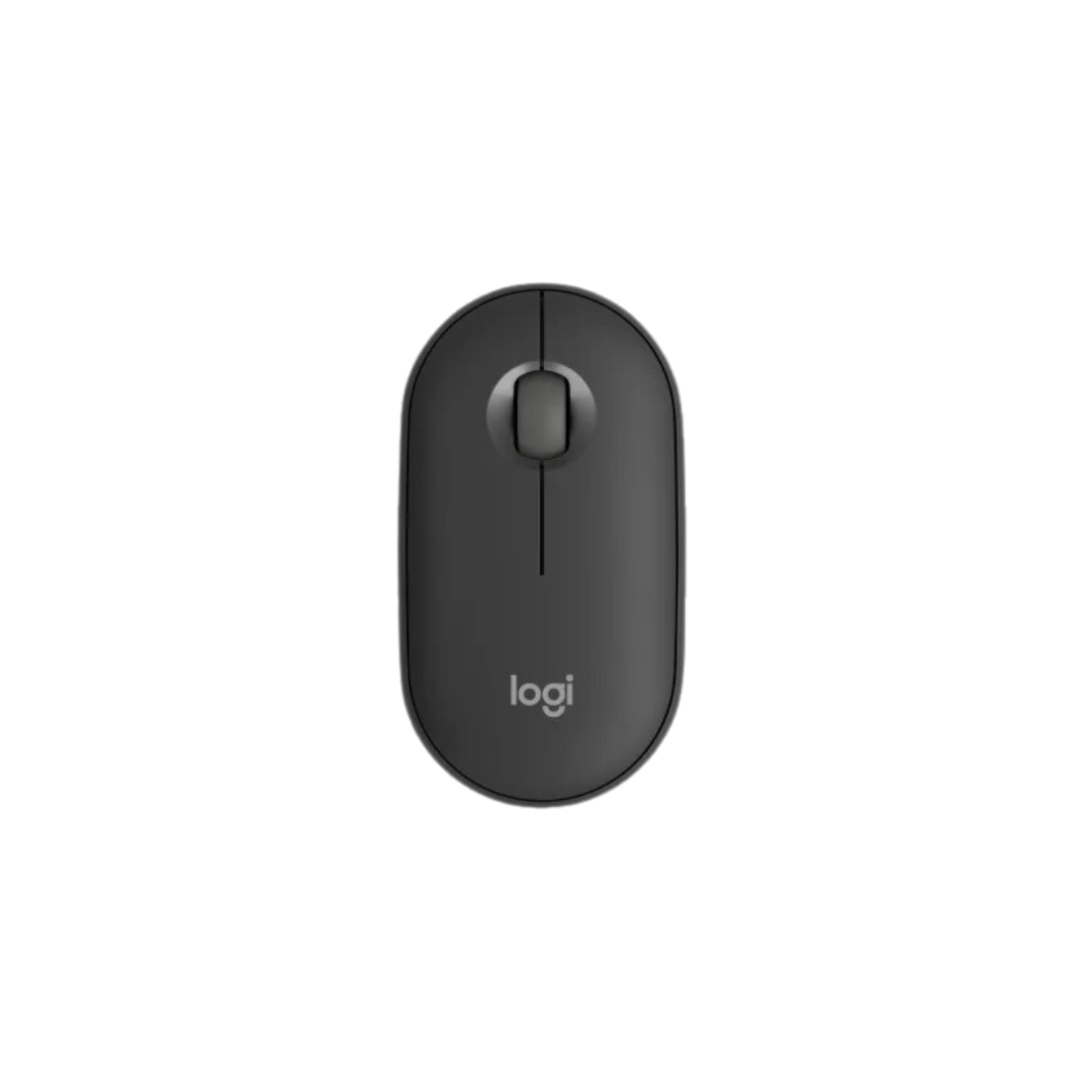Logitech M350s Pebble 2 Slim Compact Bluetooth Wireless Mouse With Customizable Button