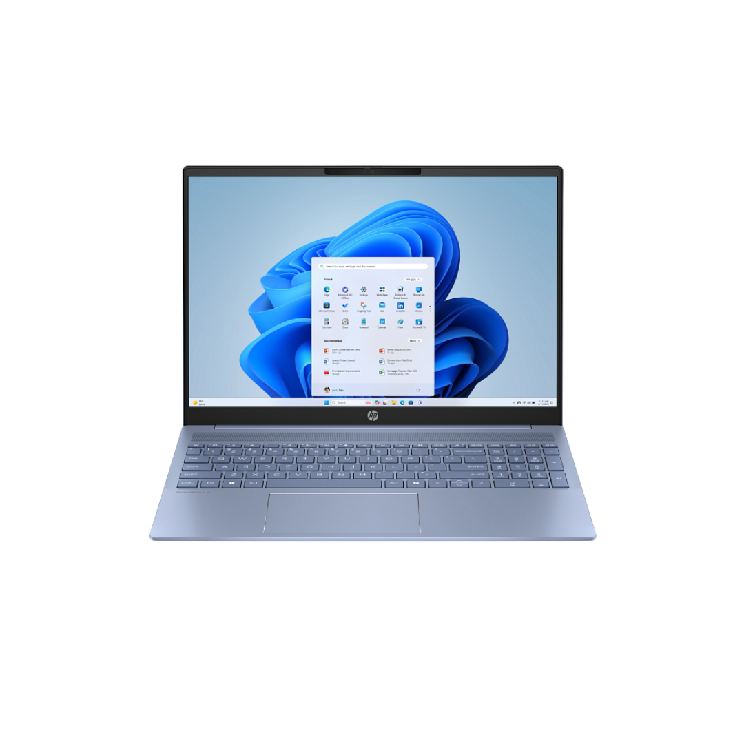 HP OmniBook 5 AI Laptop (Sky Blue) 16-af1063TU 16inch 2K | Core Ultra 7 255U | 32GB RAM | 1 TB SSD | Intel Graphics | Windows 11 Home | MS Office Home 2024 (BX9D9PA)