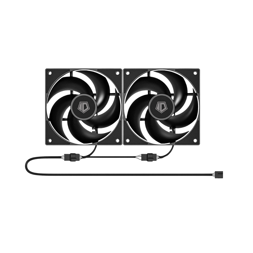 ID Cooling FLOW 500 AIR Black mATX Compact TG Case