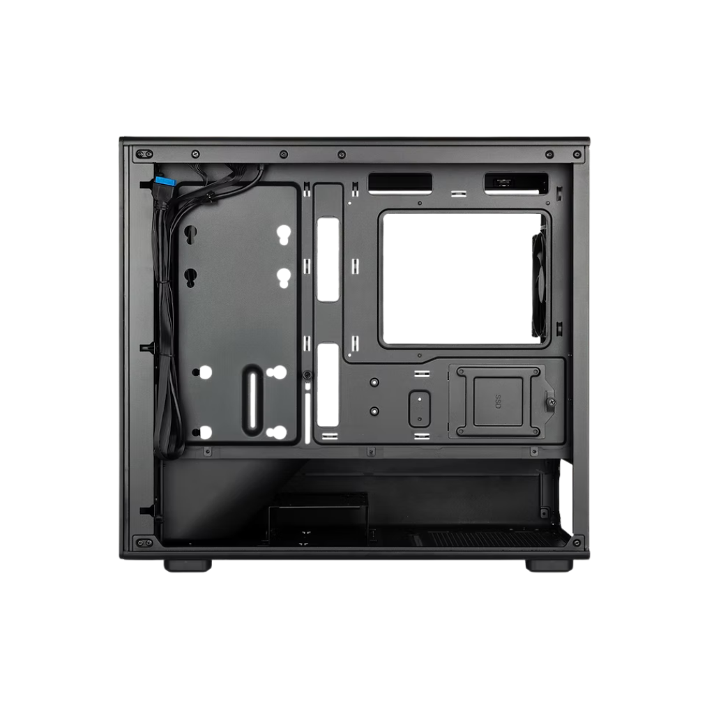 Tecware TITAN M Black TG mATX Case + 4*120mm Fans