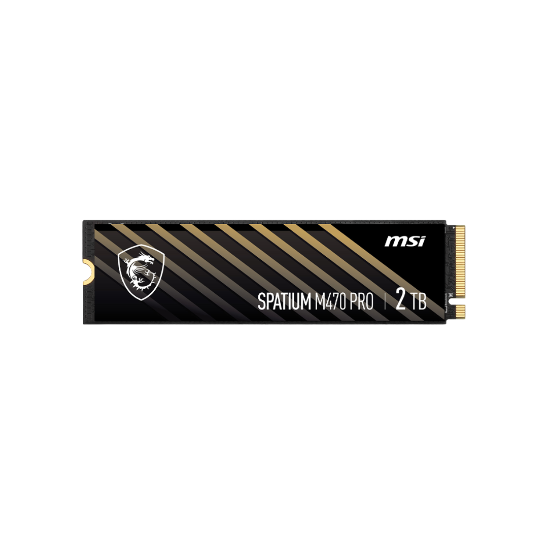MSI Spatium M470 Pro 2TB M.2 PCIe4.0 NVMe 3D NAND Flash Solid State Drive