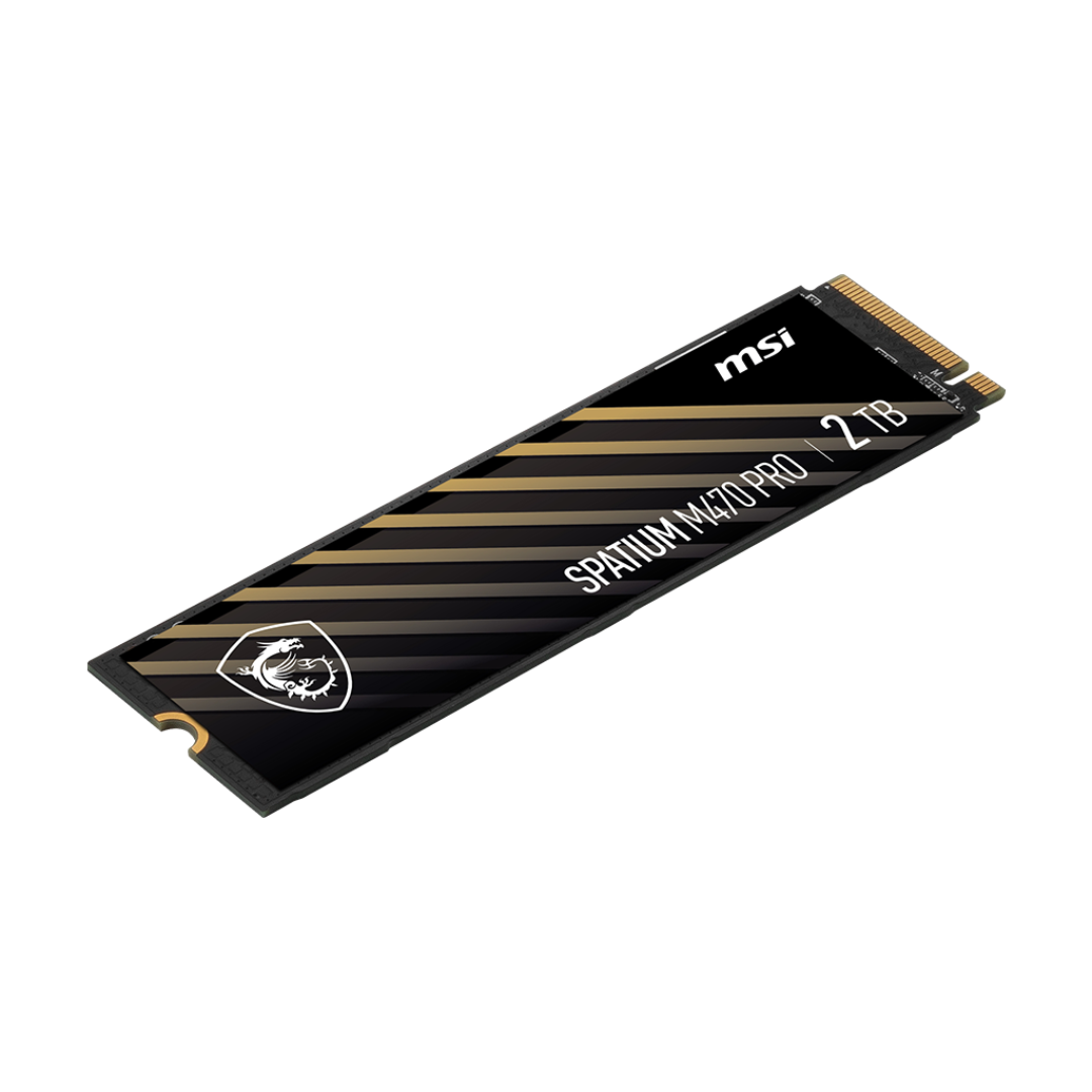 MSI Spatium M470 Pro 2TB M.2 PCIe4.0 NVMe 3D NAND Flash Solid State Drive