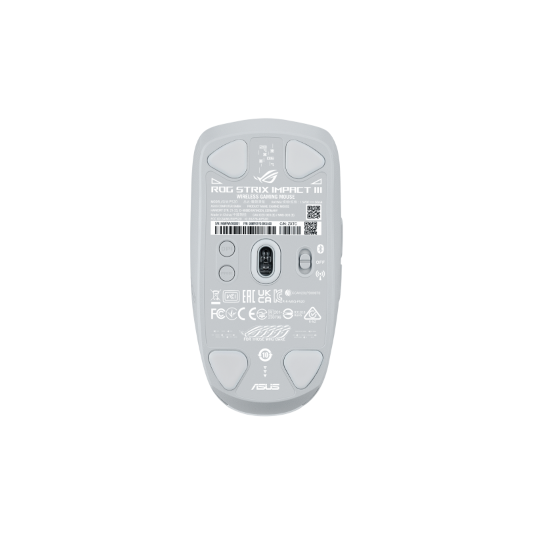 Asus ROG Strix Impact III Wireless White Gaming Mouse ( P520 )