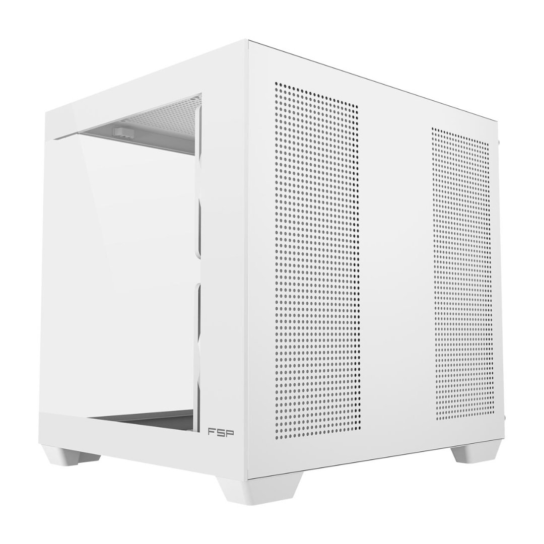 FSP S140-WA aRGB White mATX Gaming PC Case