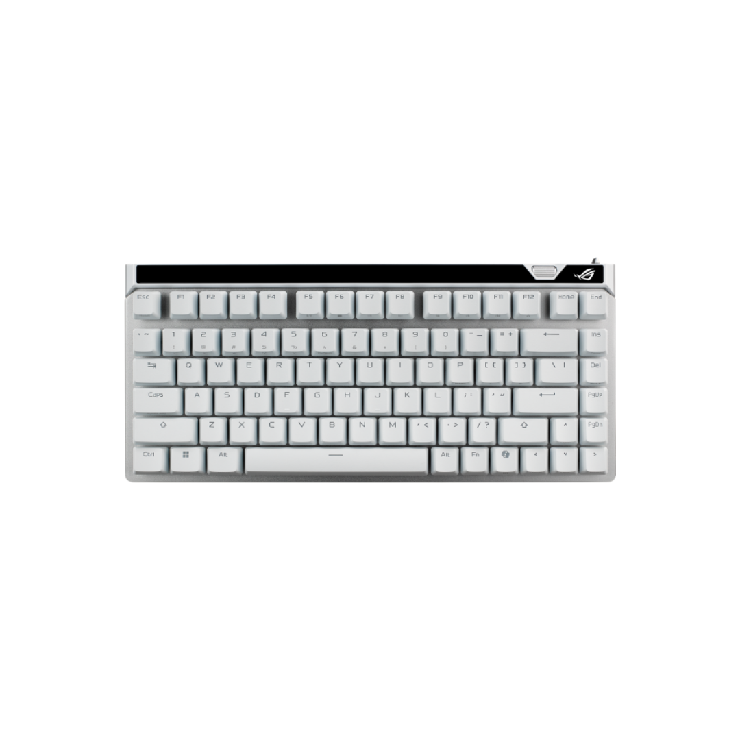 Asus ROG Falchion Ace 75HE 75% Wired Analog White Gaming Keyboard M705 (ROG HFX V2 Magnetic Switch)