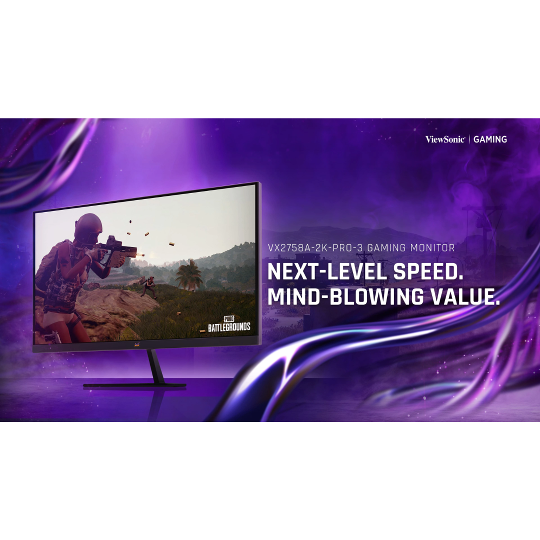 Viewsonic VX2758A-2K-PRO-3 27" IPS 240Hz QHD 2560X1440 1ms Gaming Monitor