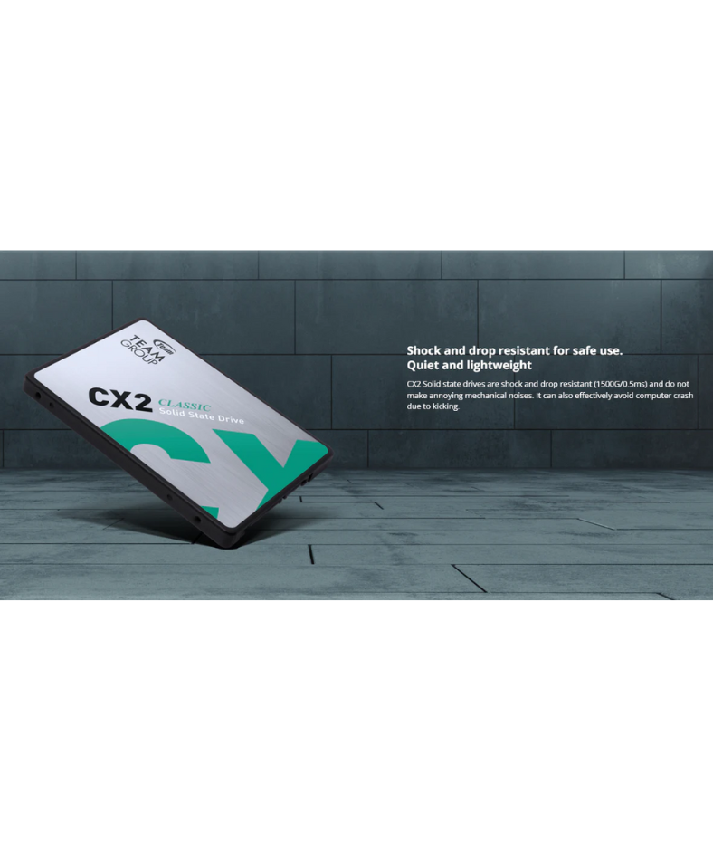 TeamGroup CX2 1TB 2.5" Solid State Drive T253X6001T0C101