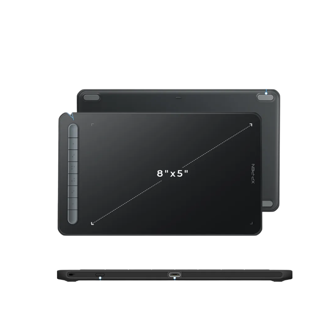 XPPen Deco MW Bluetooth Drawing Tablet Compatible for IOS, Android, windows@, Mac OS