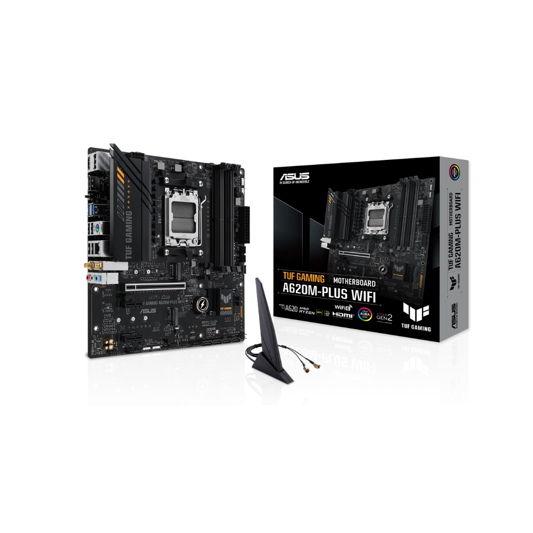 Asus TUF Gaming A620M-Plus WiFi (AM5) Motherboard