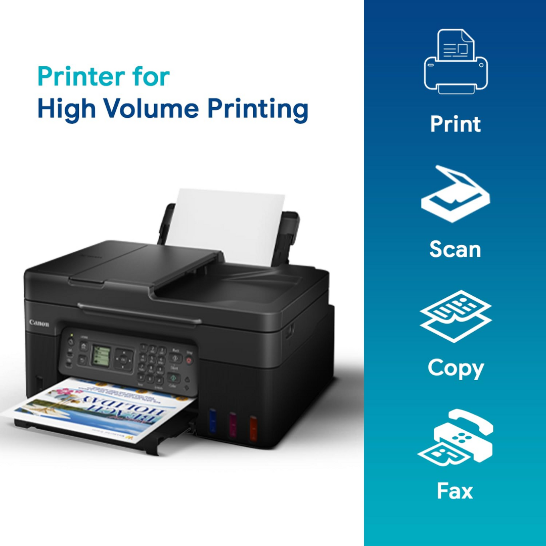 Canon Printer PIXMA G4770 Wireless Multi-function Printer | Print, Scan, Copy, Fax