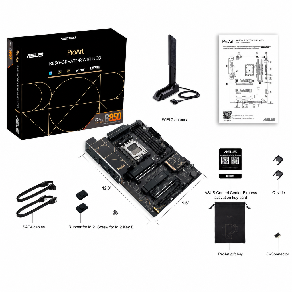 Asus ProArt B850-Creator WiFi Neo DDR5 AMD AM5 Motherboard