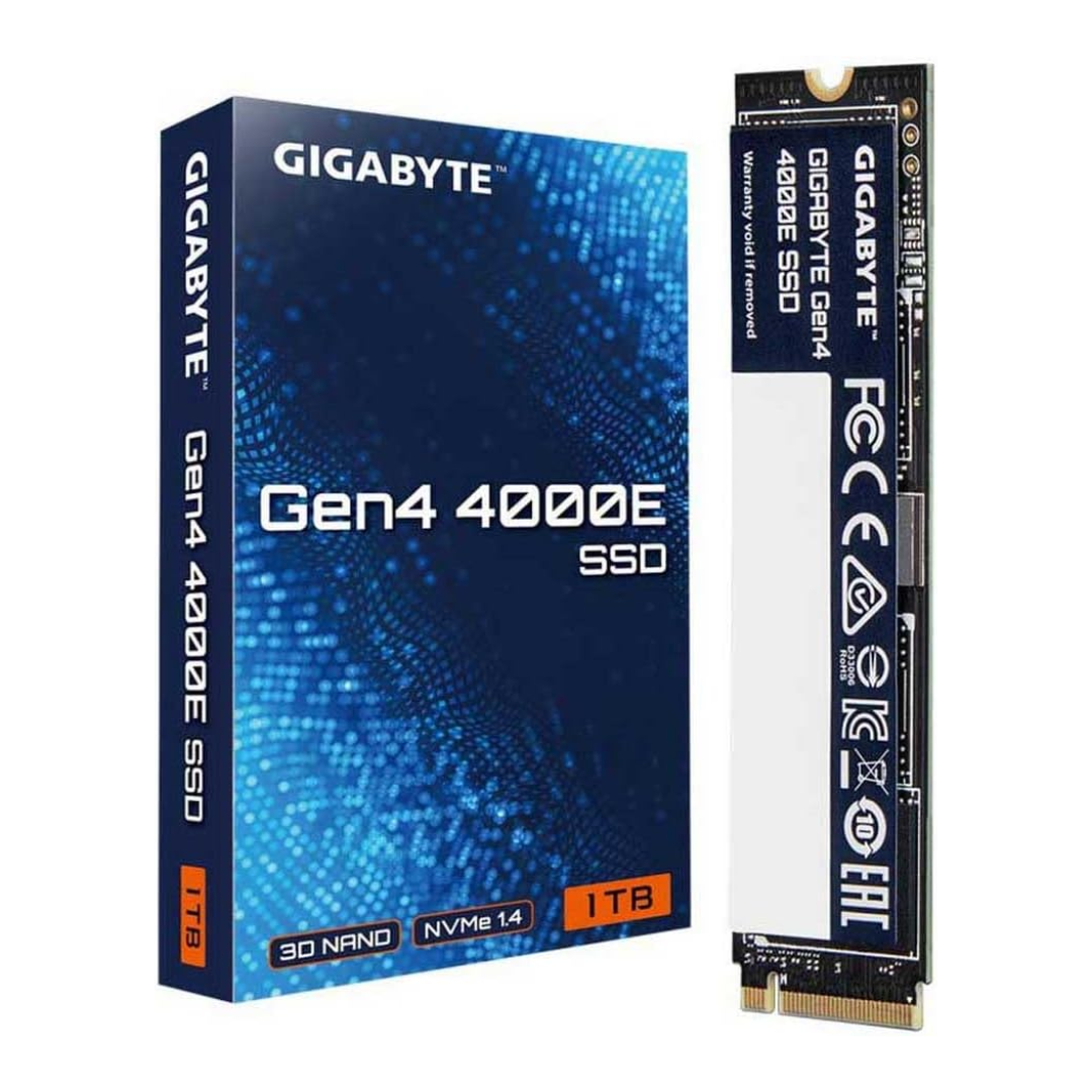 Gigabyte Gen4 4000E 1TB NVME M.2 PCIE 4.0x4 2280 SSD GP-G440E1TB