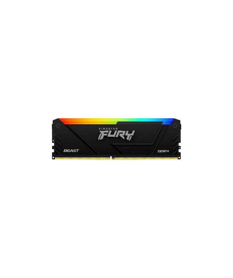 Kingston Fury Beast RGB 16GB 2X8G DDR4 3600MHz C17 Desktop Memory KF436C17BB2AK2/16