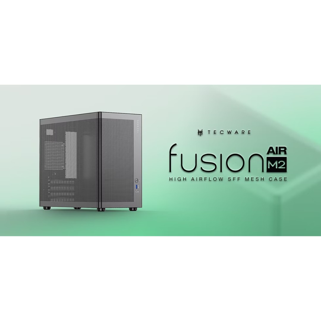 Tecware Fusion AIR M2 BLACK mATX Case