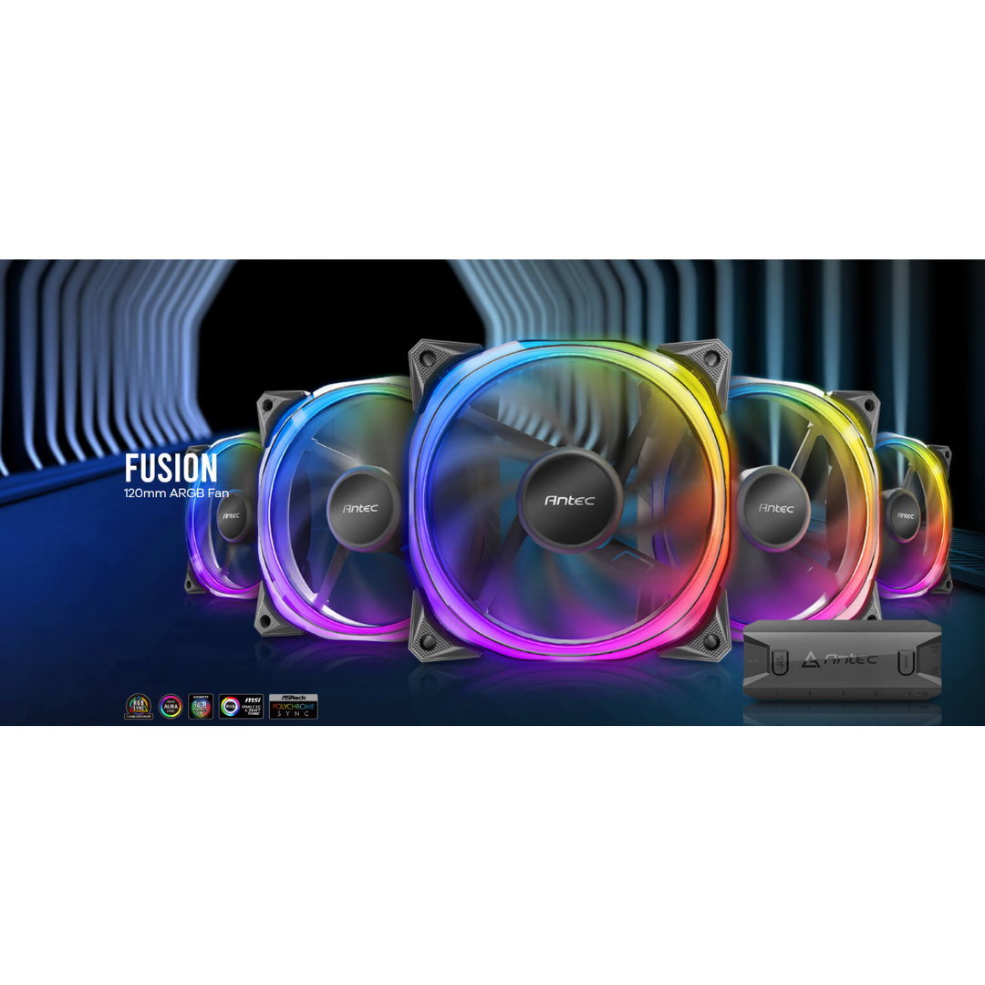 Antec FUSION 120 ARGB Single 120mm Case Fan