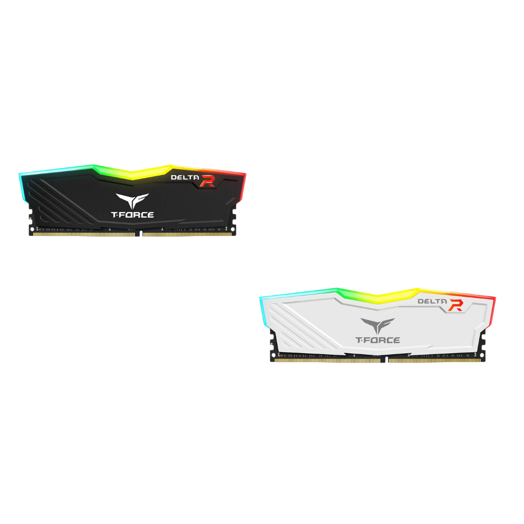 T-Force Delta RGB 16GB 16GBx1 DDR4 3200MHz CL16 ( Black TF3D416G3200HC16F01 / White TF4D416G3200HC16F01 )