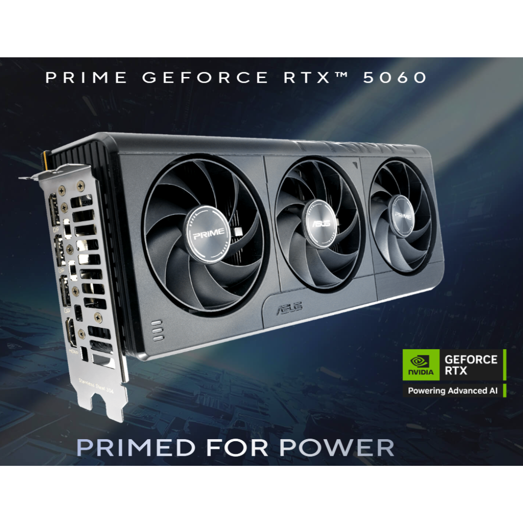 Asus Prime RTX 5060 OC 8GB PRIME-RTX5060-O8G Graphics Card