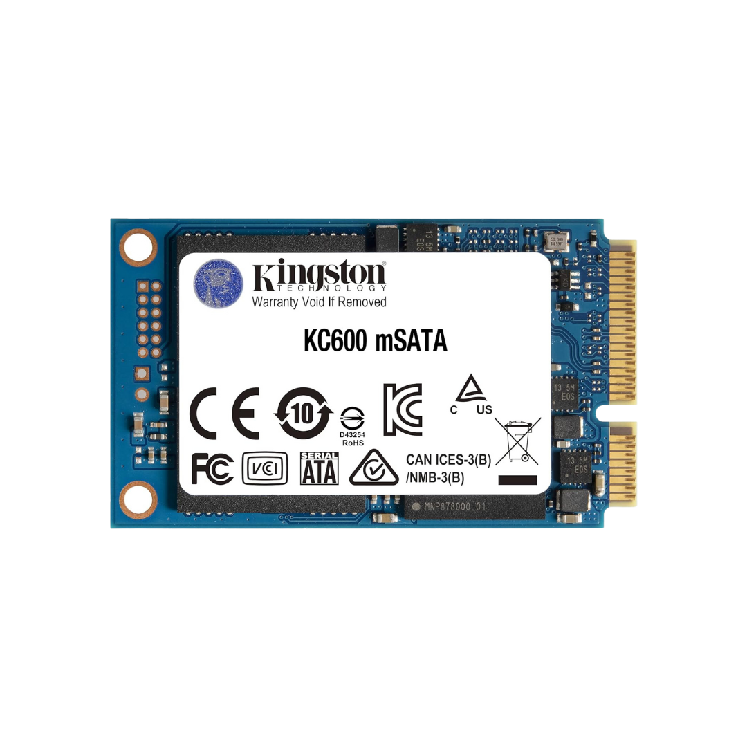 Kingston KC600 mSATA 256GB  2.5" SATA III 3D TLC NAND Internal SSD Drive SKC600MS/256G