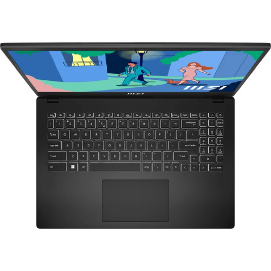 MSI Modern 15 B7M-277PH Laptop (Classic Black) | 15.6" FHD (1920x1080) | Ryzen 7 7730U | 16GB RAM | 512GB SSD | AMD Radeon Graphics | Windows 11 Home | MSI Sleeve Bag