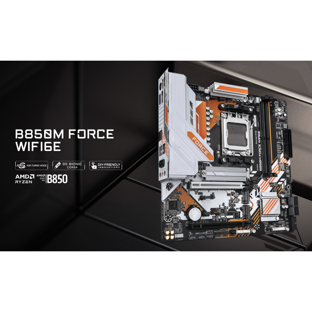 Gigabyte B850M Force WiFi6E AM5 Motherboard