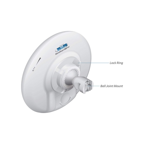 Ubiquiti NBE-5AC-Gen2 airMax NanoBeam AC Gen2 2.4/5GHz 19dBi Wireless Broadband CPE