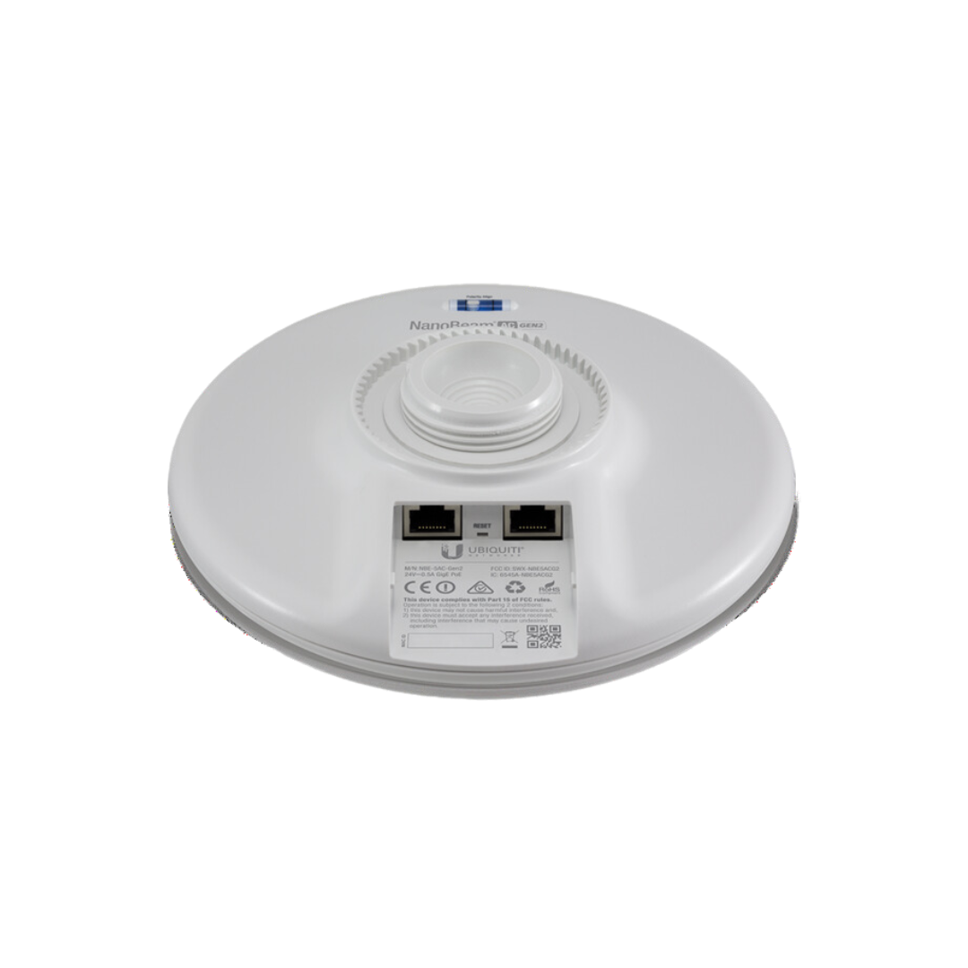 Ubiquiti NBE-5AC-Gen2 airMax NanoBeam AC Gen2 2.4/5GHz 19dBi Wireless Broadband CPE