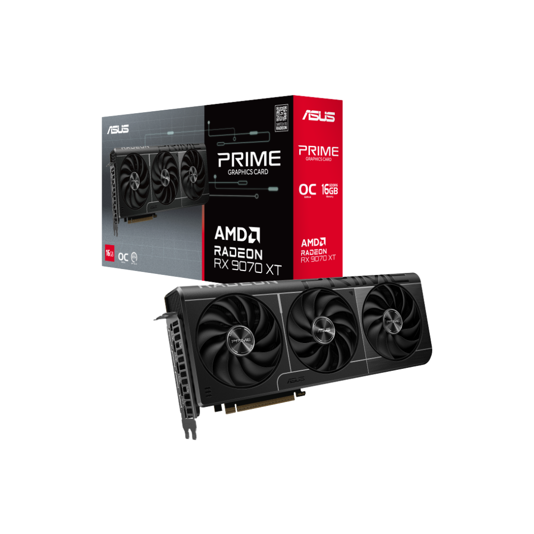 Asus RX 9070 XT Prime OC 16G PRIME-RX9070XT-O16G Radeon Graphics Card
