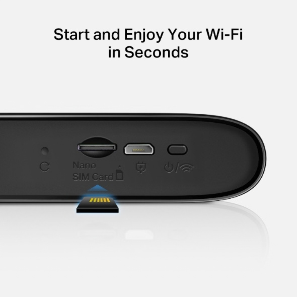 Mercusys MT110 4G LTE Openline Travel Pocket WiFi | Plug & Play