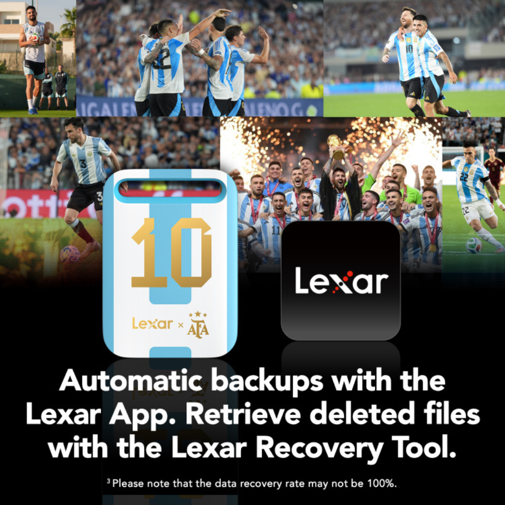 Lexar Air Elite Legends Series AFA Edition SL260 512GB USB 3.2 Gen 1 Portable SSD LSL260X512G-BNXNG