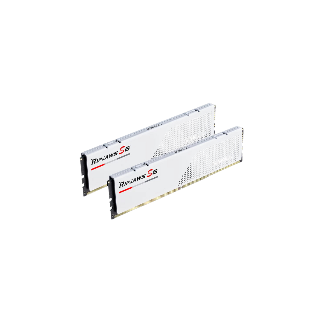 G.Skill Ripjaws S5 32GB 16GX2 DDR5 6000MT/s Silver Desktop Memory F5-6000J3238F16GX2-RS5W