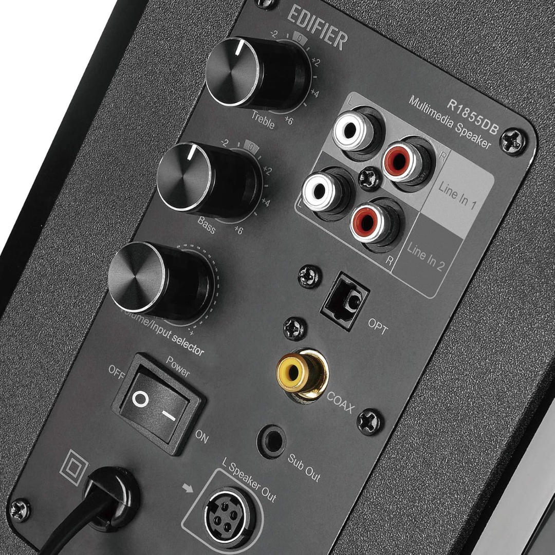 Edifier R1855DB Active 2.0 Bluetooth Bookshelf Speakers, Bluetooth Music Streaming