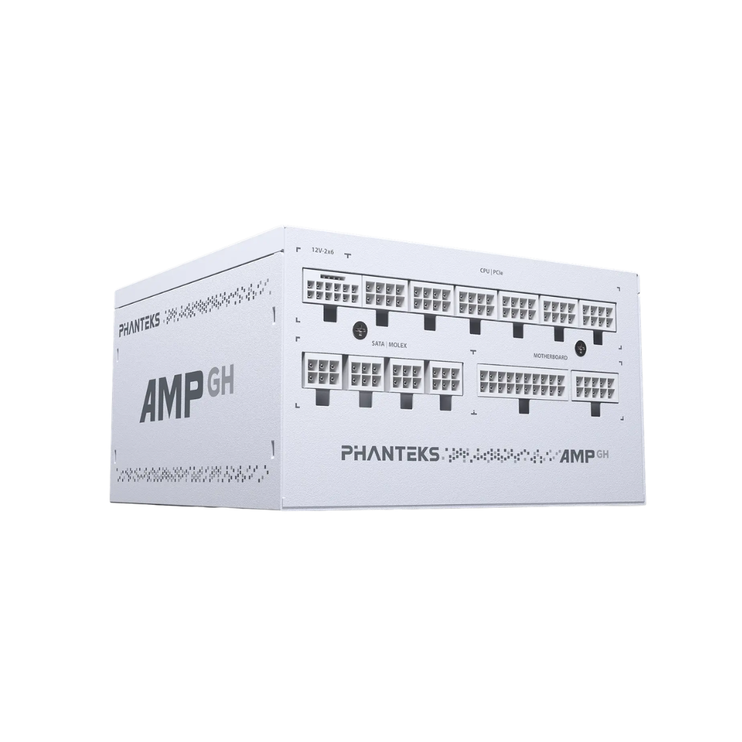 Phanteks AMP GH 1200W Platinum PCIe5 White Power Supply PH-P1200GH_WT02