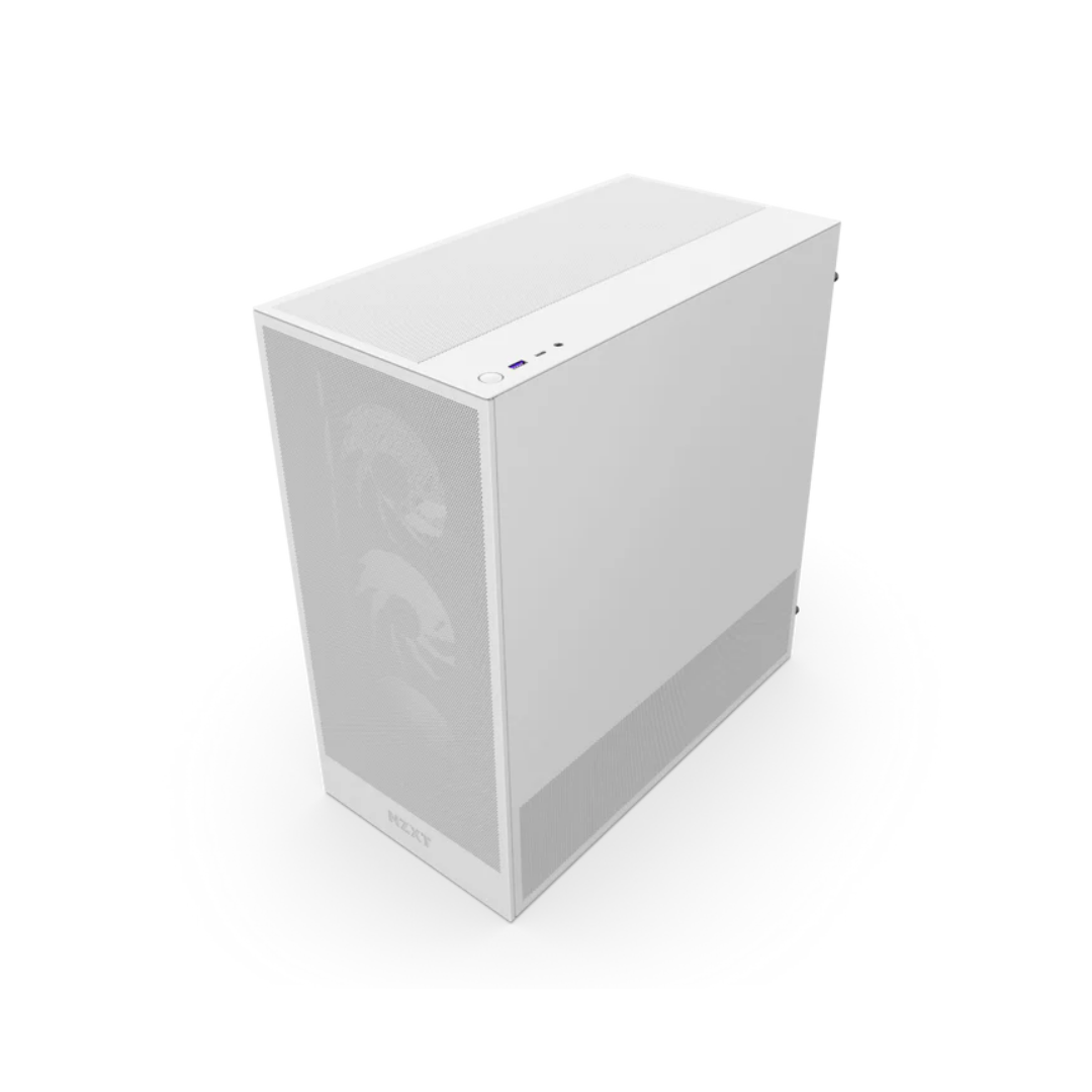 NZXT H5 Flow RGB (2024) Compact ATX Mid-Tower Airflow Case with RGB Fans ( Black CC-H52FB-R1 | White CC-H52FW-R1 )