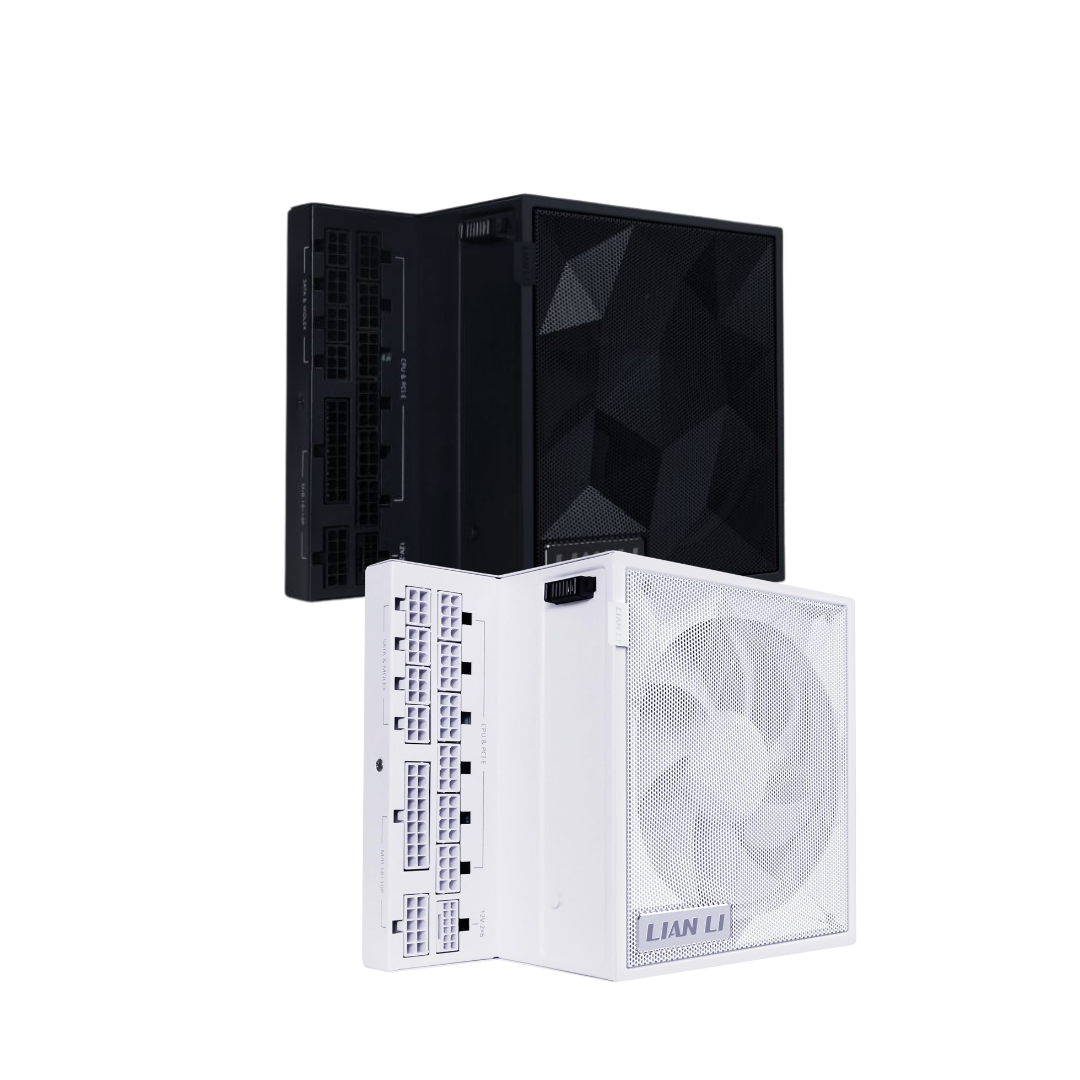 Lian Li Edge EG0850G 850watts 80+ Gold ATX3.1 PCIe5.1, L-shape for dual chamber Full Modular Power Supply (Black G9P.EG0850G.B000 | White G9P.EG0850G.W000)