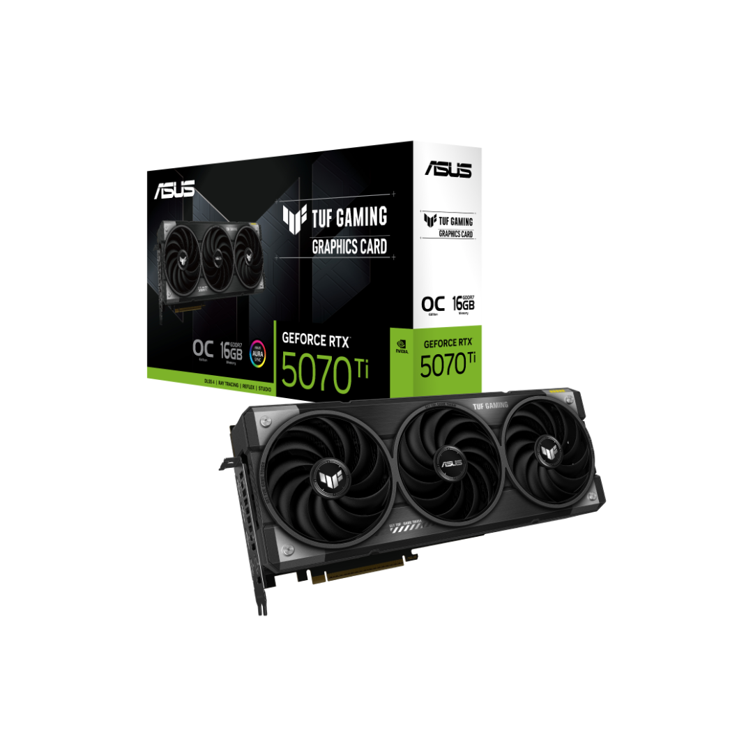 Asus TUF Gaming RTX 5070 TI 16GB OC GDDR7 TUF-RTX5070TI-O16G-GAMING Graphics