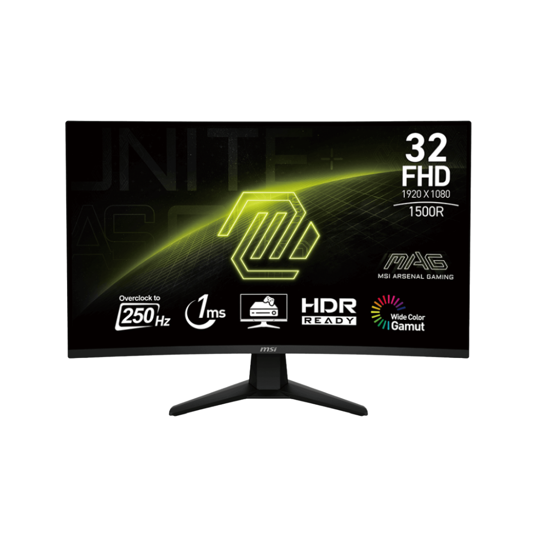MSI MAG 32C6X 31.5" Curved VA 250Hz 1920x1080 1ms HDR Gaming Monitor