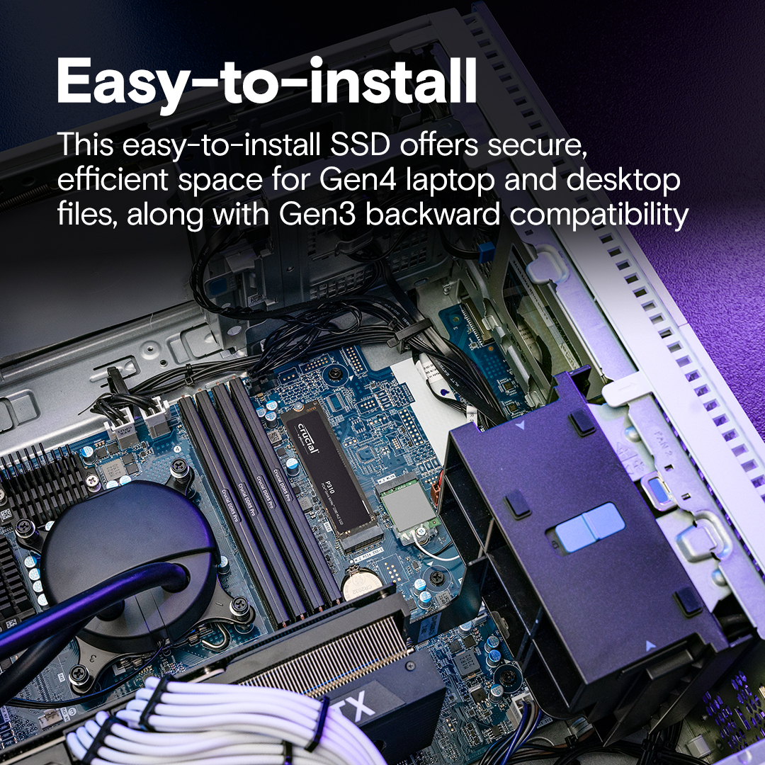 Crucial P310 M.2 1TB Gen4 NVMe PCIe 2280 SSD CT1000P310SSD8