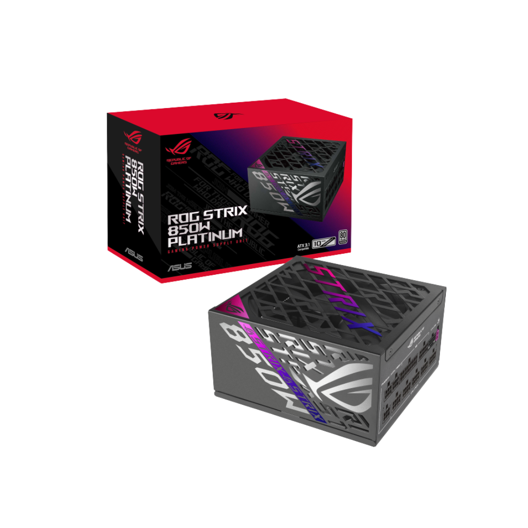 Asus ROG Strix 850W Platinum Modular ATX3.1 PCIe5 Power Supply ROG-STRIX-850P-GAMING