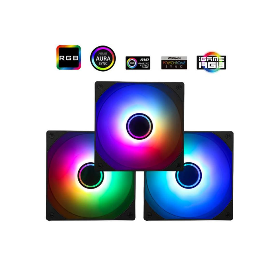 Thermalright TL-C12B-S V3 X3 Black 3-Pack ARGB Fan