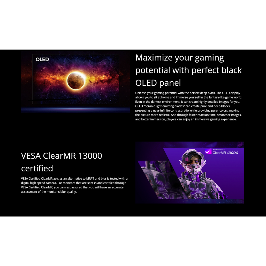 AOC Agon Pro AG456UCZD 44.5" OLED 240Hz WQHD (3440x1440) 0.03ms Gaming Monitor