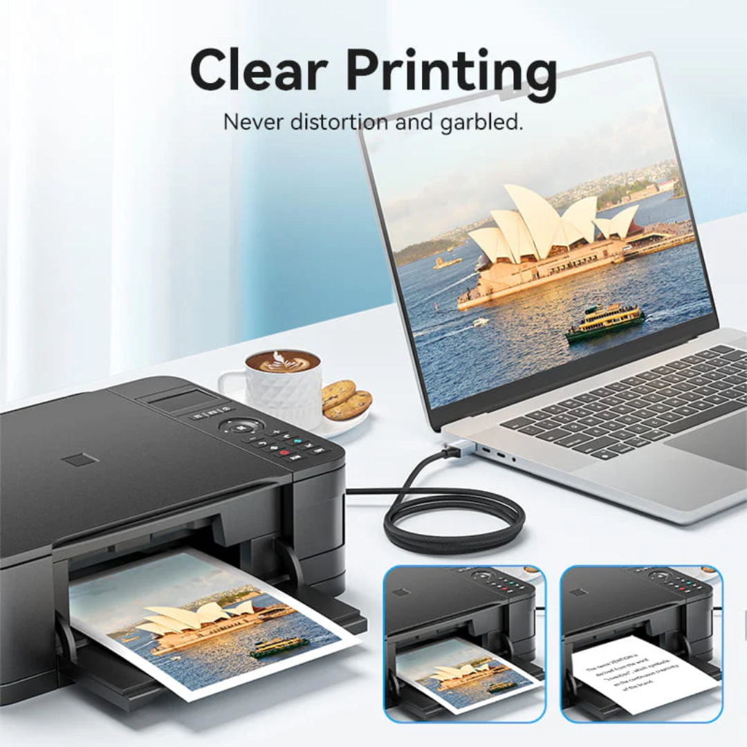 Vention USB2.0 A Male to B Male Printer Cable 1-Meter