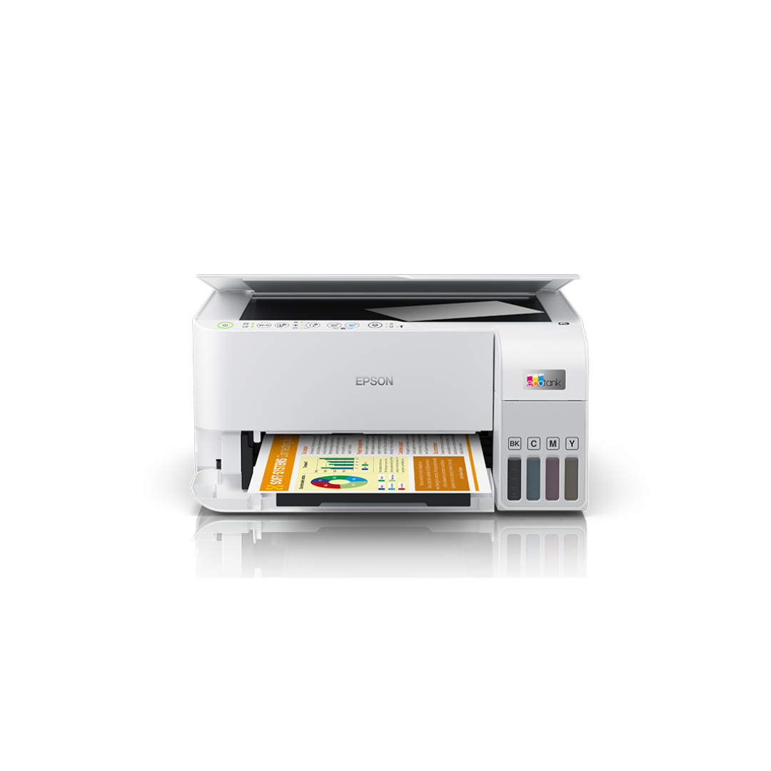 Epson L3556 Wireless EcoTank All-in-One Ink Tank A4 White Printer - Print Scan Copy