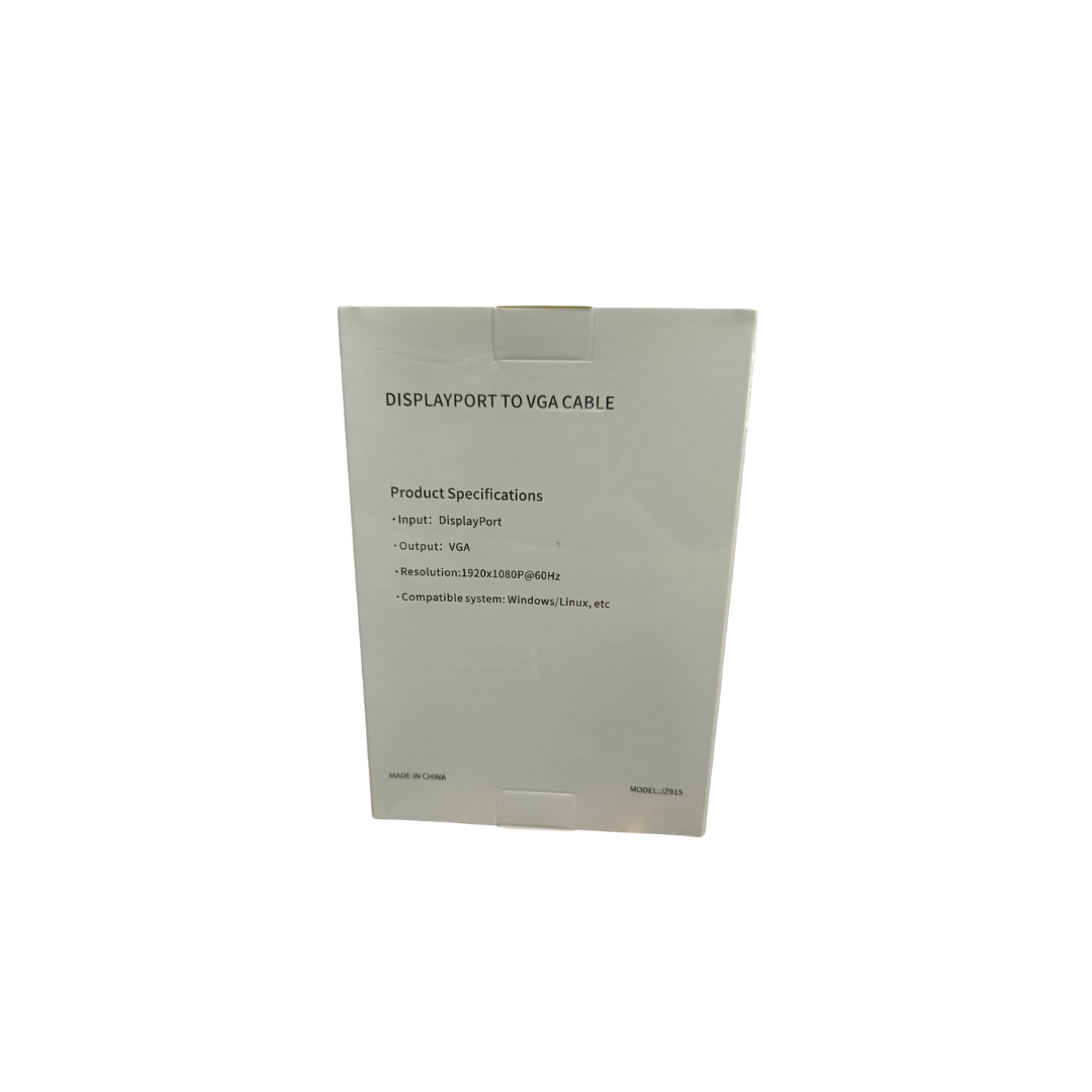 Jyocun Displayport to VGA Cable DP to VGA 1.8m JZ915